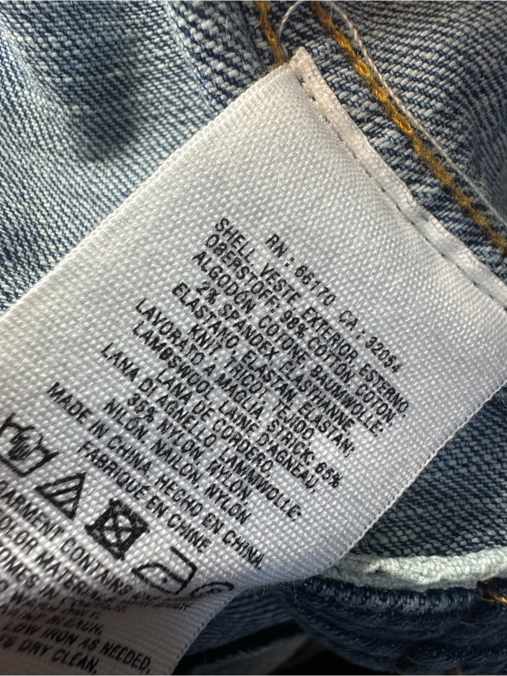 Pilcro and the Letterpress Anthropologie Sweater-Sleeved Denim Jacket - Picture 9 of 9